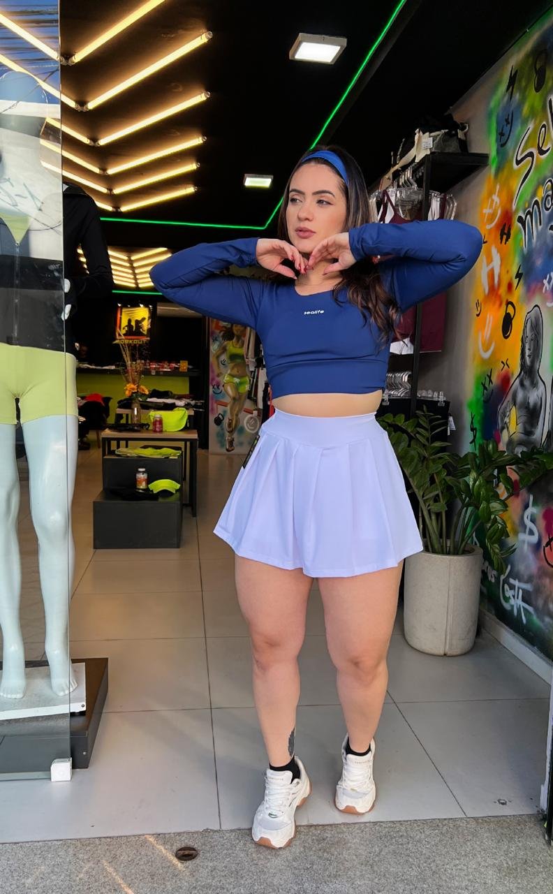 SHORT SAIA PLISSADA - Imagem 1