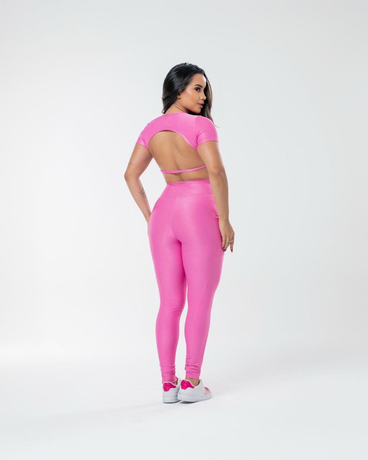 CALÇA CANELADA GLOW BOLSO - Imagem 1