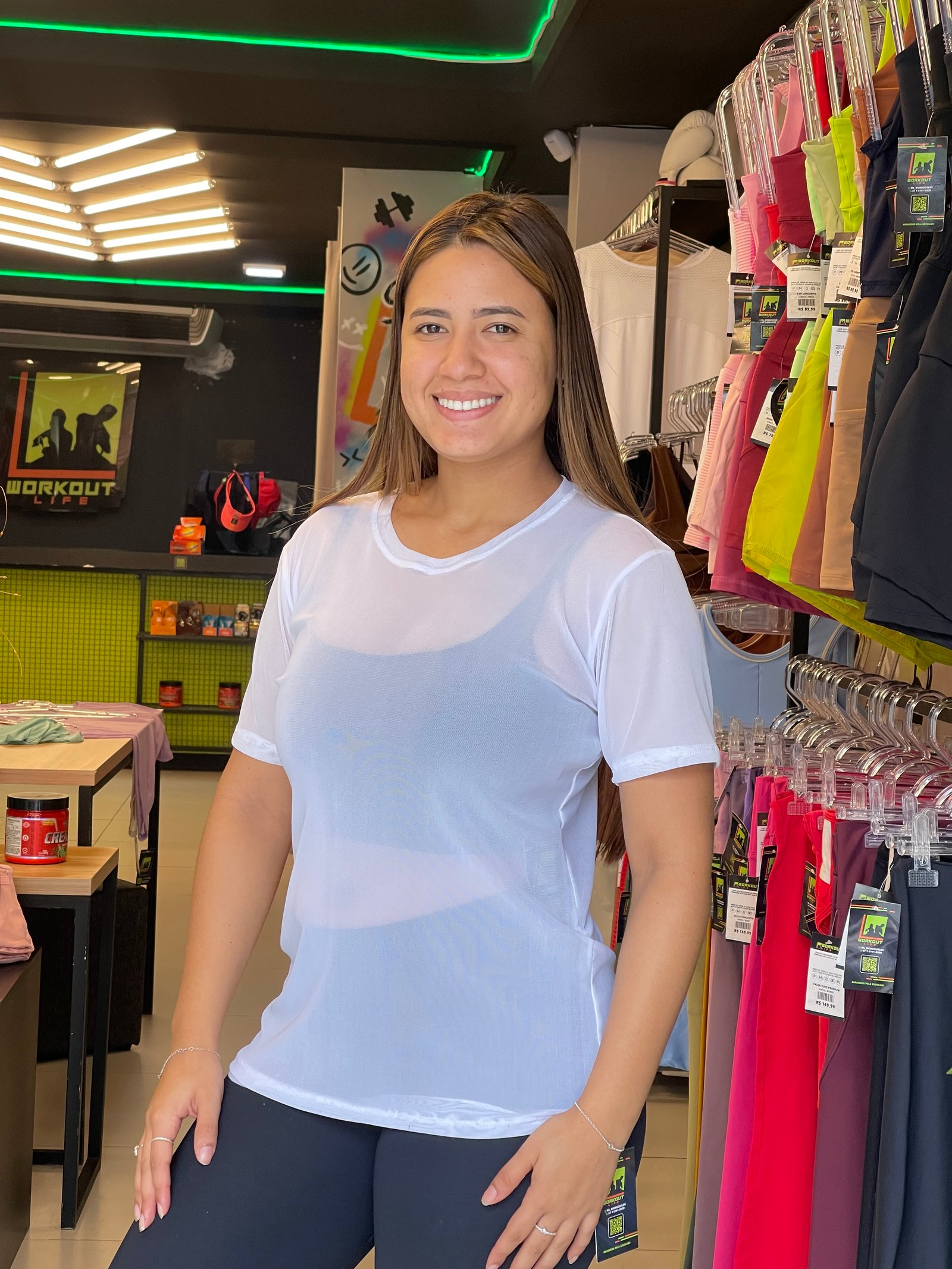 BLUSA TULE BABY LOOK - Imagem 3