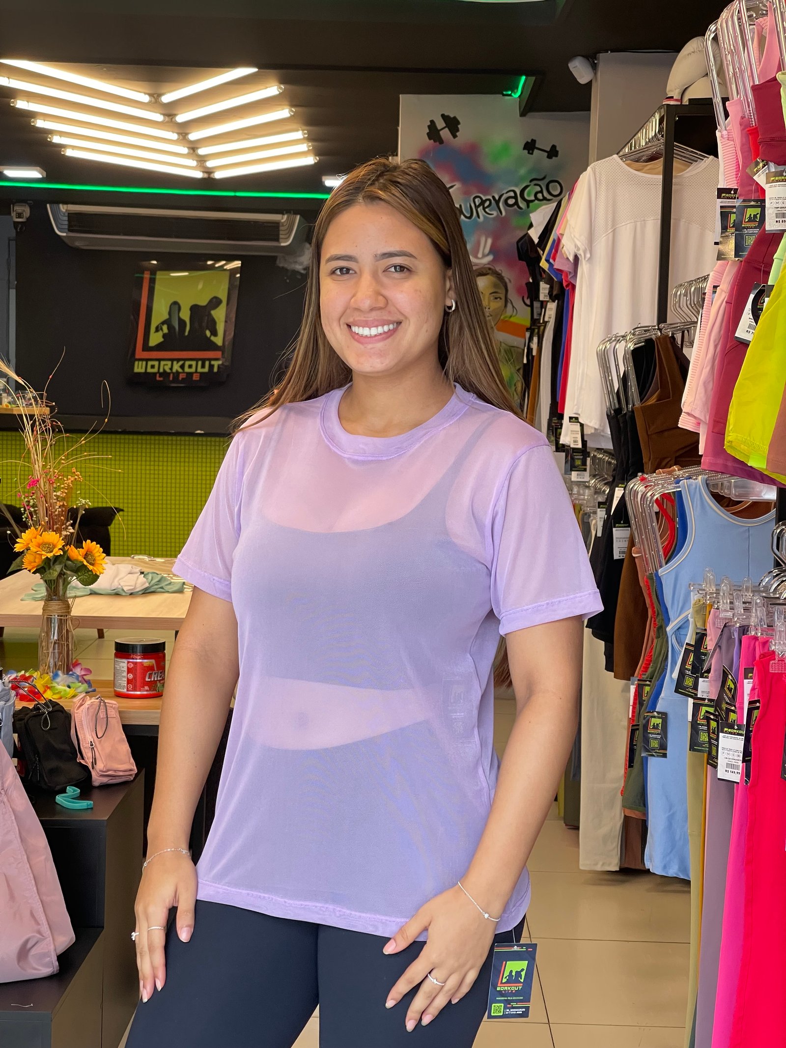 BLUSA TULE BABY LOOK - Imagem 2