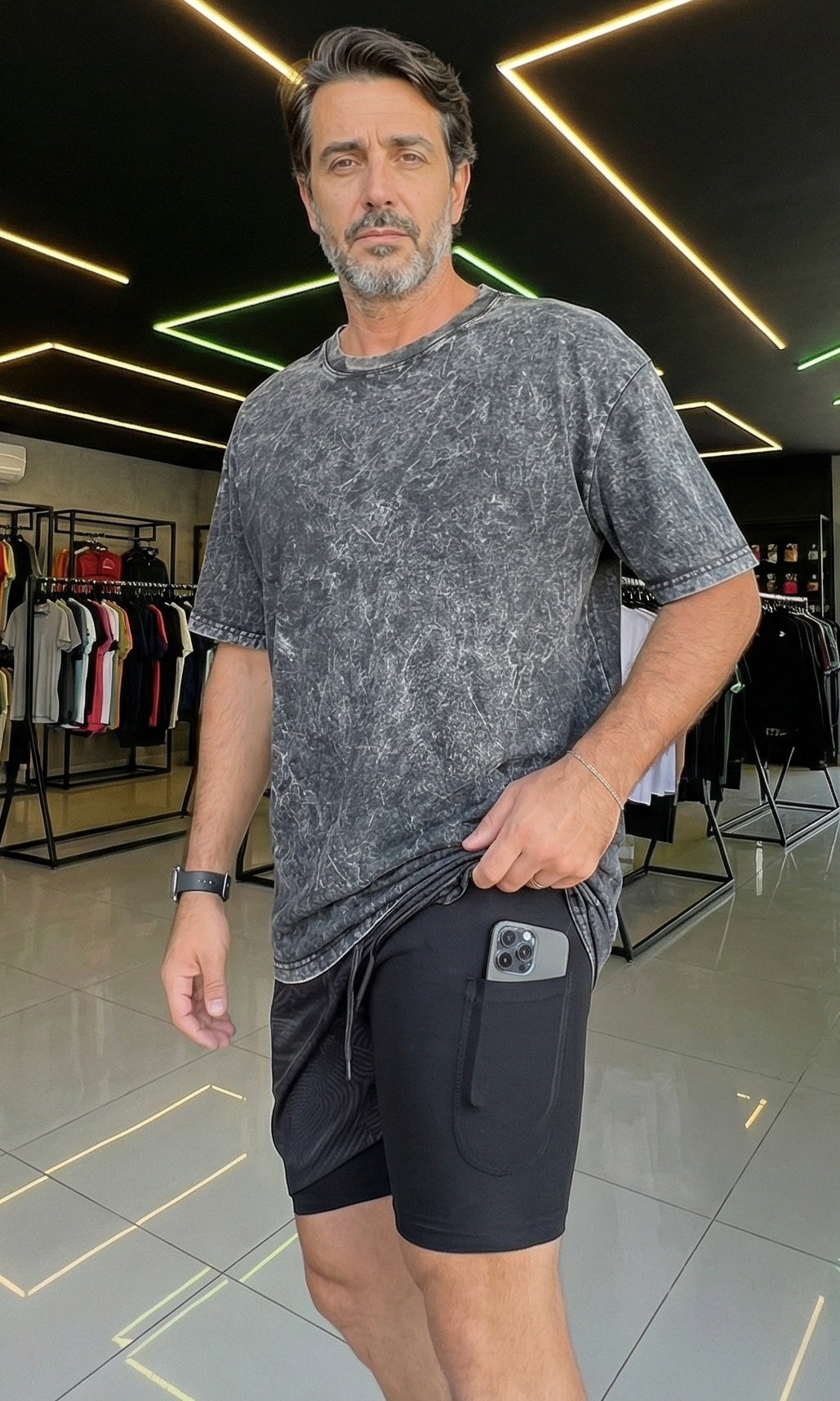 BERMUDA WORK DUPLA DRYFIT - Imagem 1