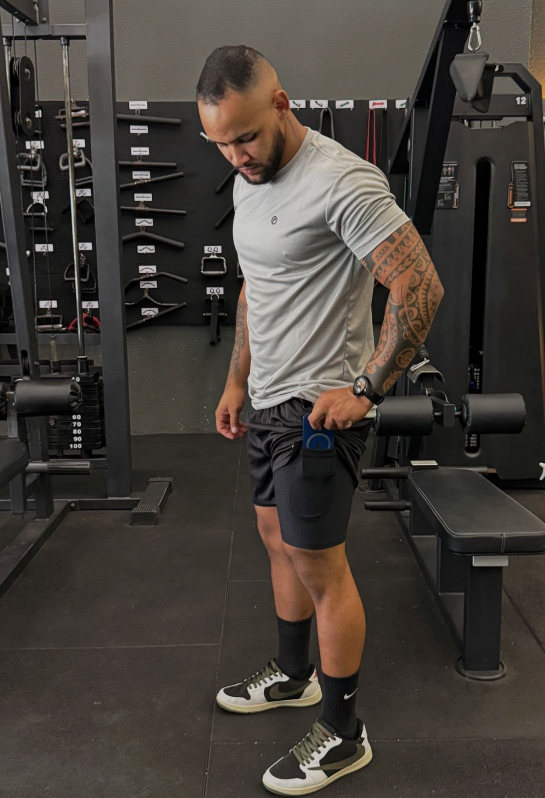 BERMUDA WORK DUPLA DRYFIT - Imagem 6